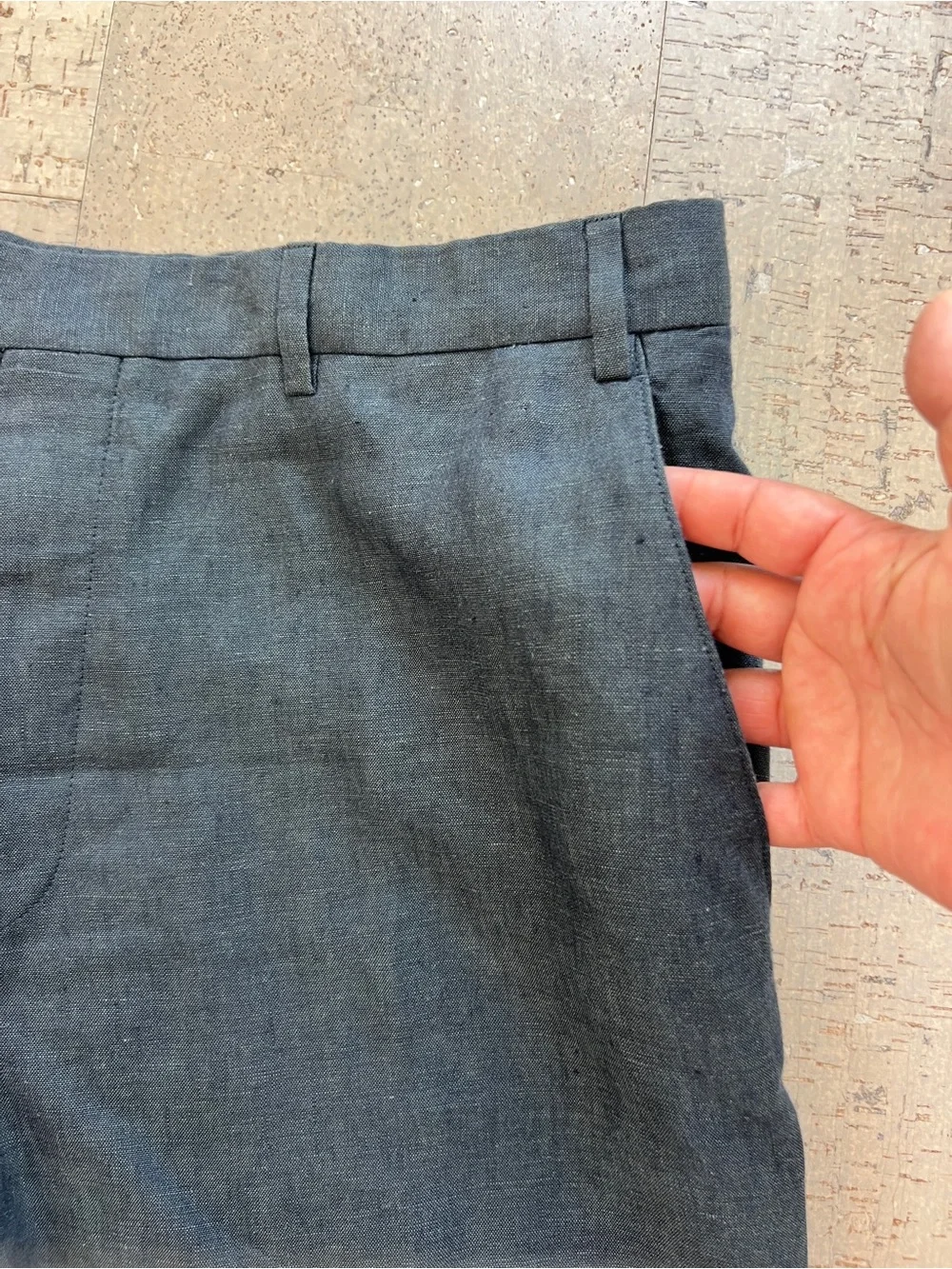 Armani Collezioni Men’s Navy Dress Pants Trousers 36R Made in Italy